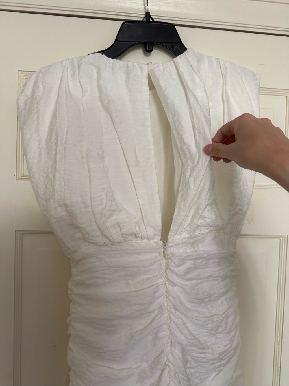 Sandro White Mini Dress - S - Picture 5 of 6